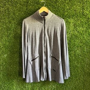 Calvin Klein Performance Zip Up Jacket Stretch Workout Exercise Lightweight